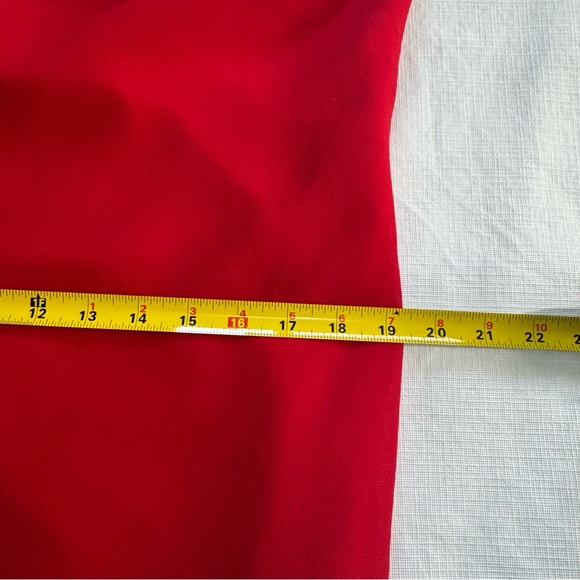 Vintage Algo Scarlet Sleeveless Cowl neck Mini Dress size 12 - Picture 9 of 10